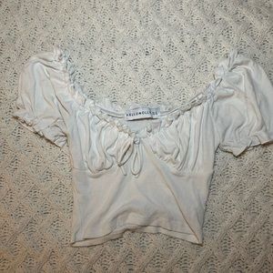 Cute white off shoulder top